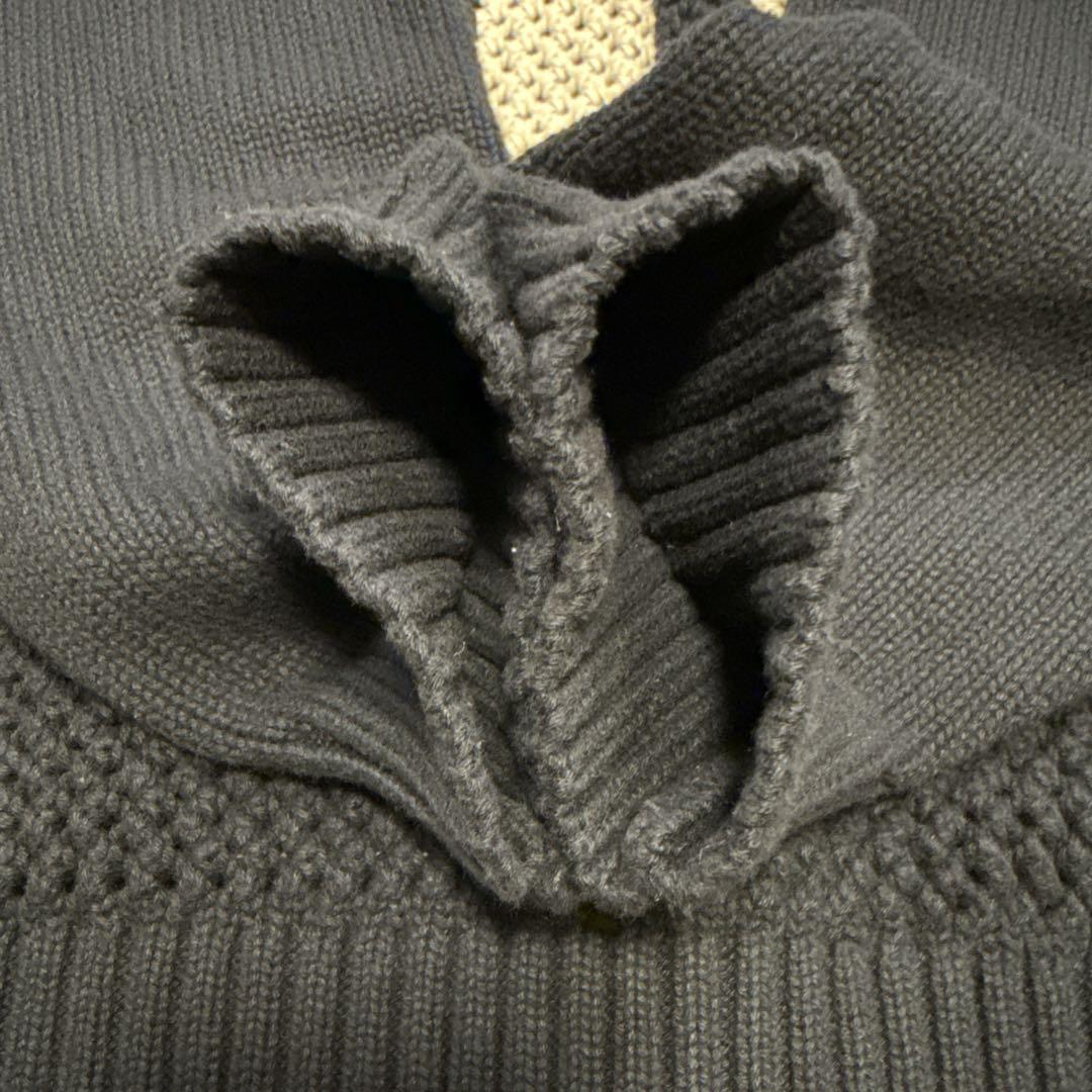 WOKE EDGE ウォークエッジ ニット M ナンバリング 黒 かつきくん着用