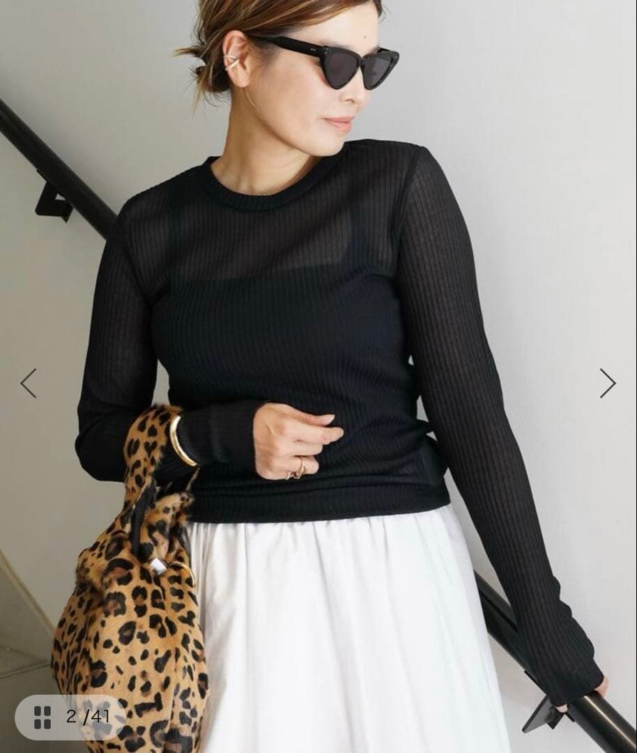 完売　25aw Deuxieme Classe TOTAN Sheer Tシャツ