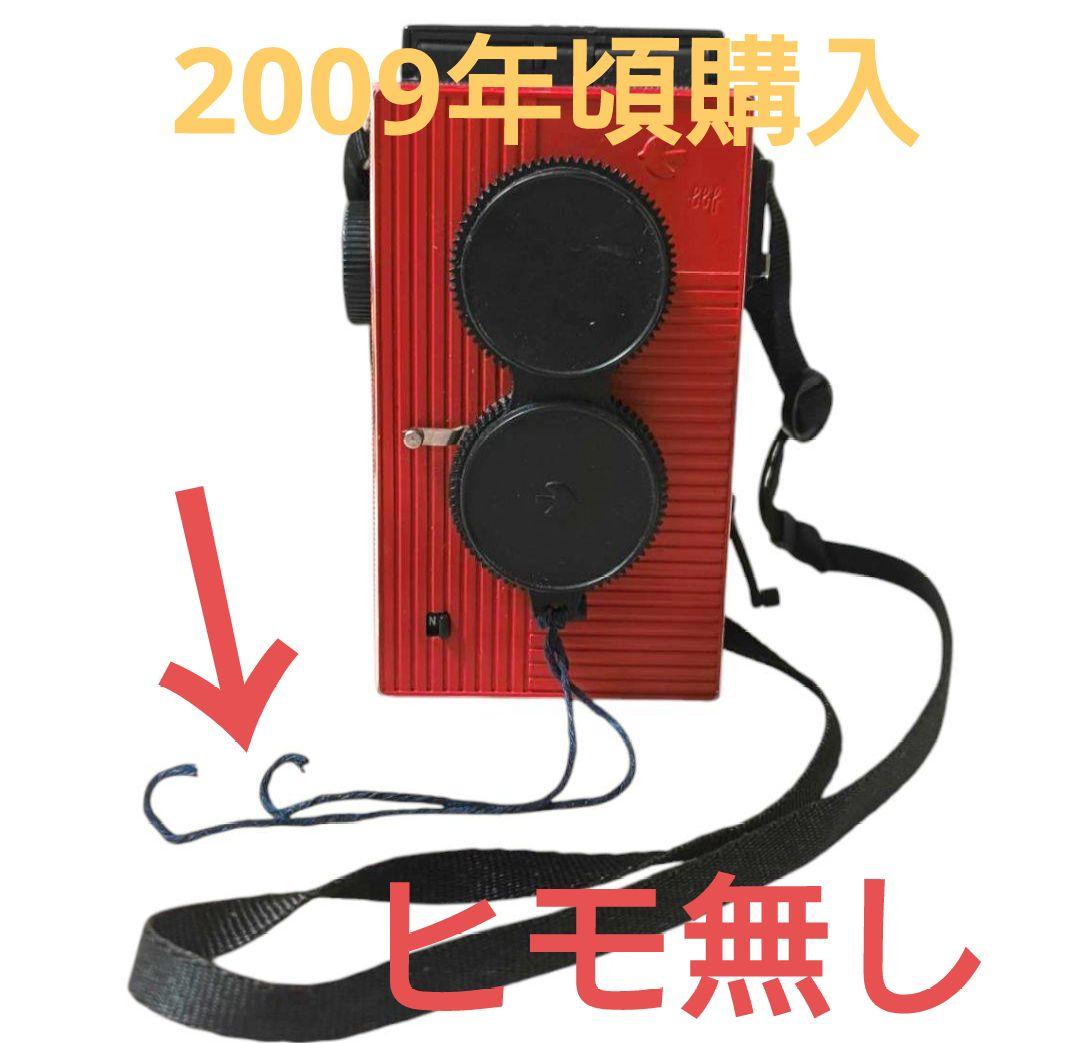 狐*面様 Red フィルムカメラ　Black Bird Fly 二眼　3013r