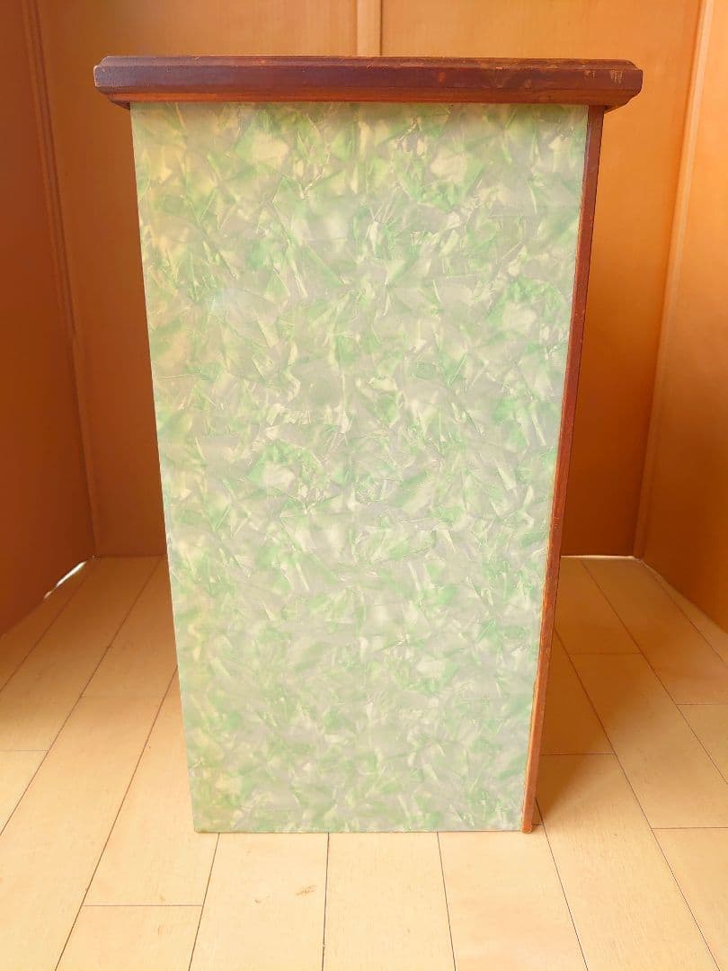 昭和レトロ レトロポップ チェスト タンス 引き出し グリーン 緑色 古道具