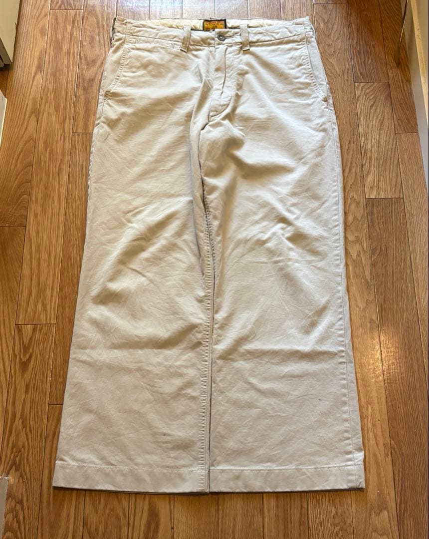 90s 希少　極太 アバクロ ワイド バギーチノパン 裾幅27