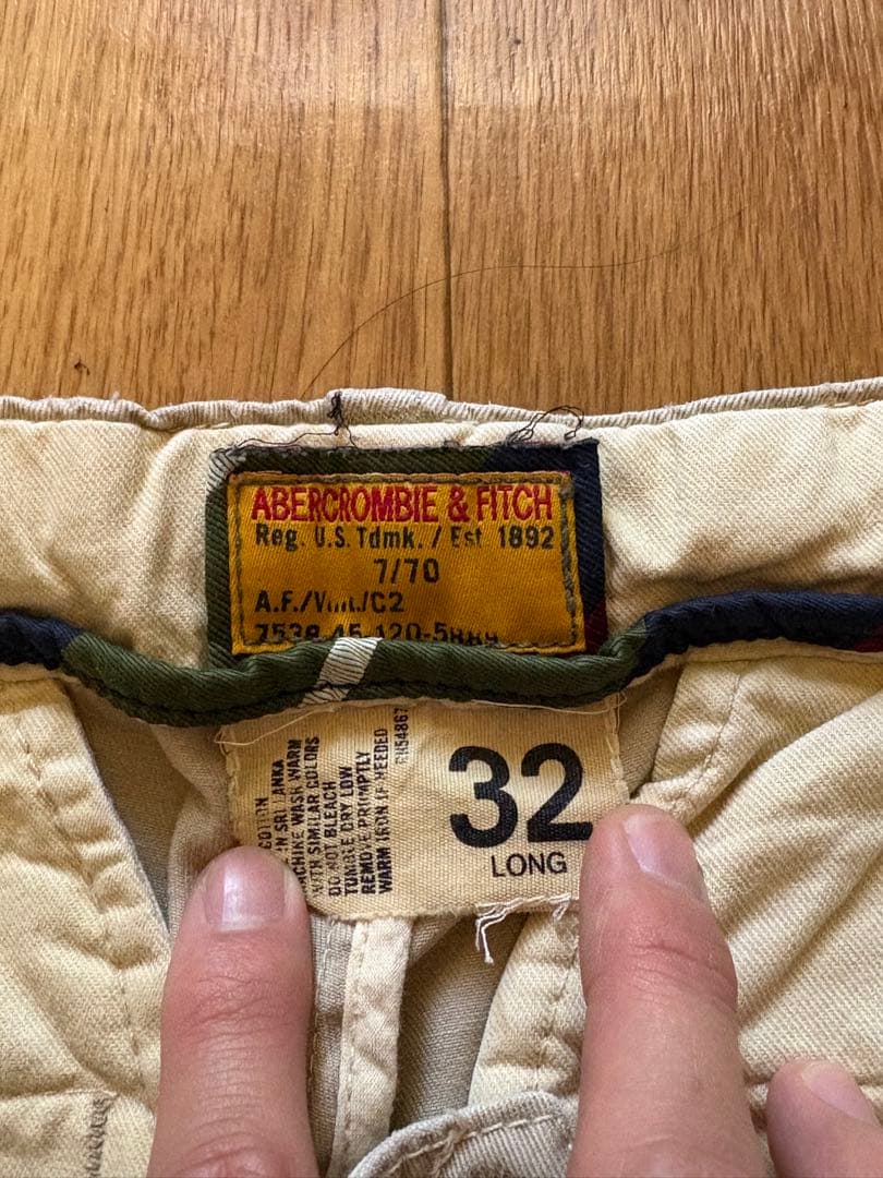 90s 希少　極太 アバクロ ワイド バギーチノパン 裾幅27