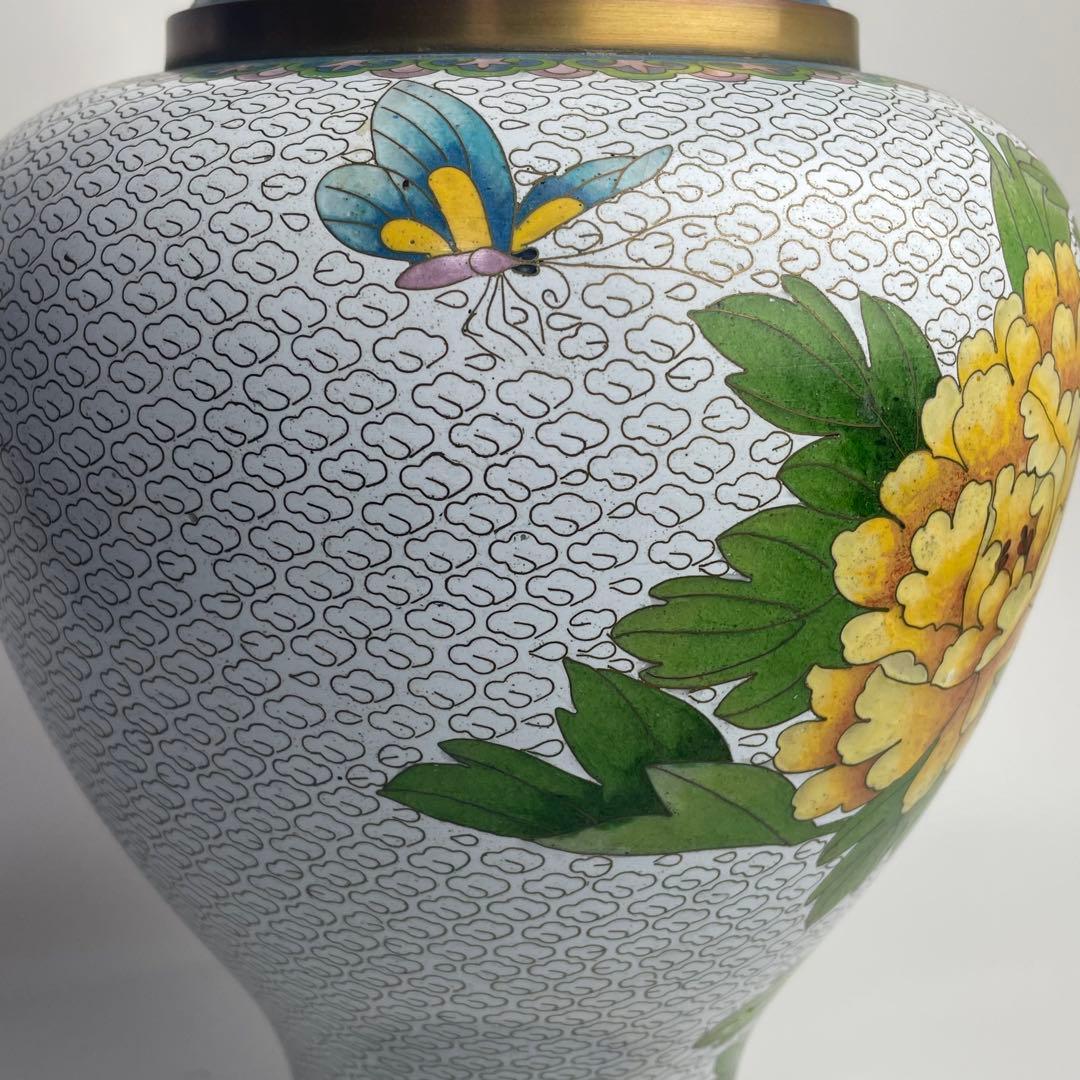 中国 七宝 JINGFA 王去 花瓶 大花瓶 花入 置物