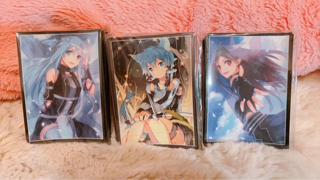 SAO　キリト（ユウキ　シノン　アスナ）デッキケース＆スリーブセット