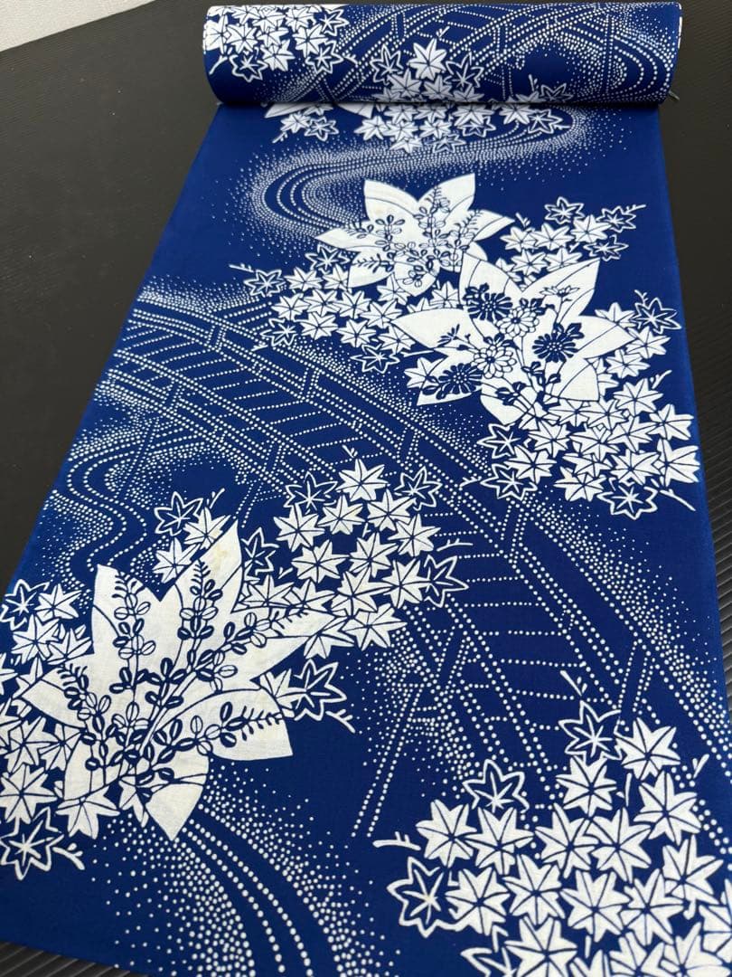 152)浴衣　反物　6点セット　着尺　綿素材