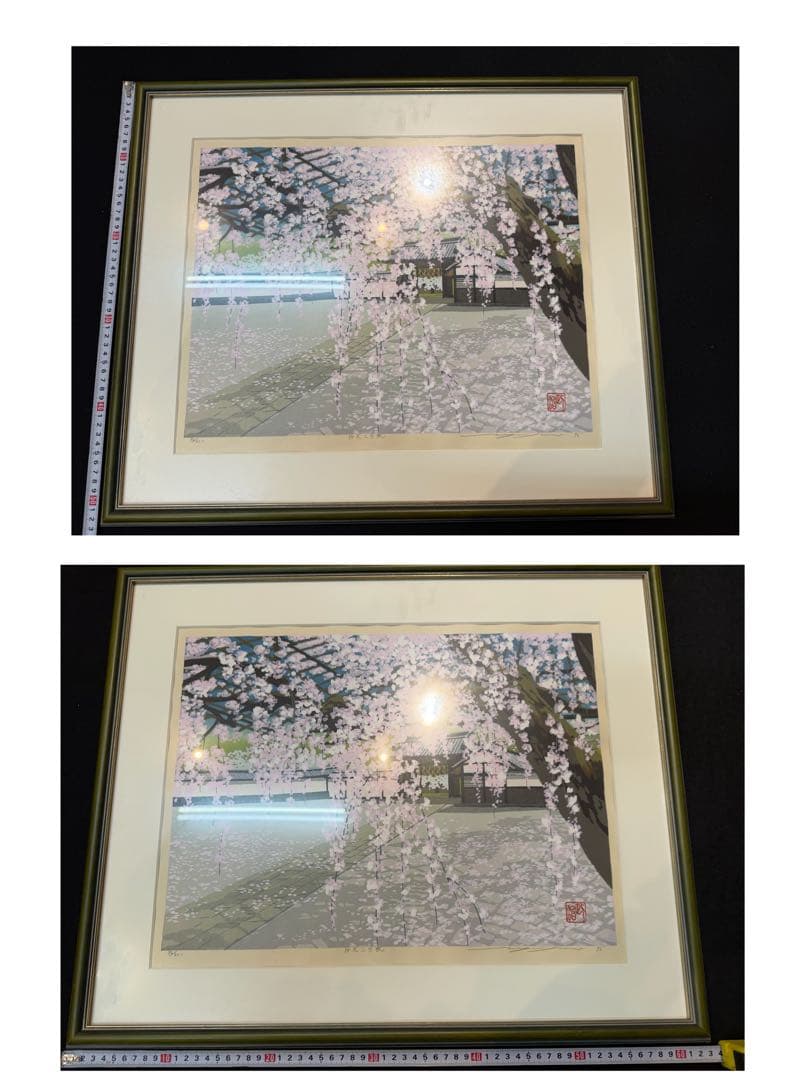 T*K様 井堂雅夫　桜花三宝院　72/250 絵画　リトグラフ