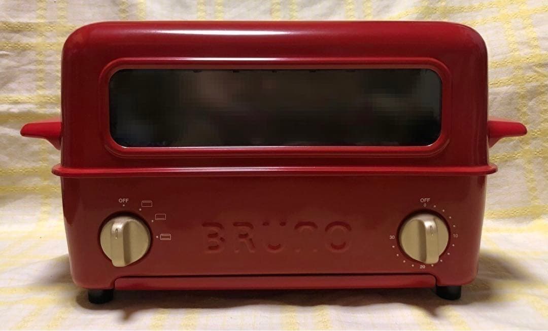 新品未使用　BRUNO ブルーノトースター グリル 赤