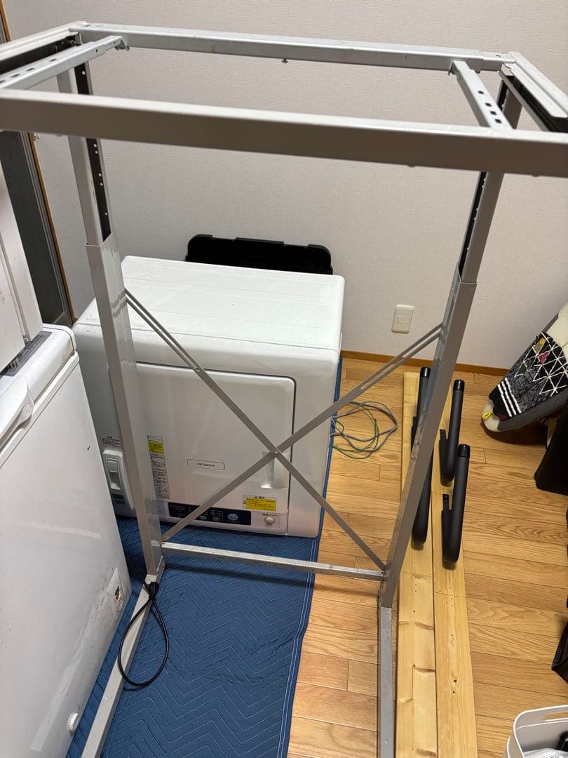 り*う様 HITACHI 乾燥機 ホワイト　DE-N50WV