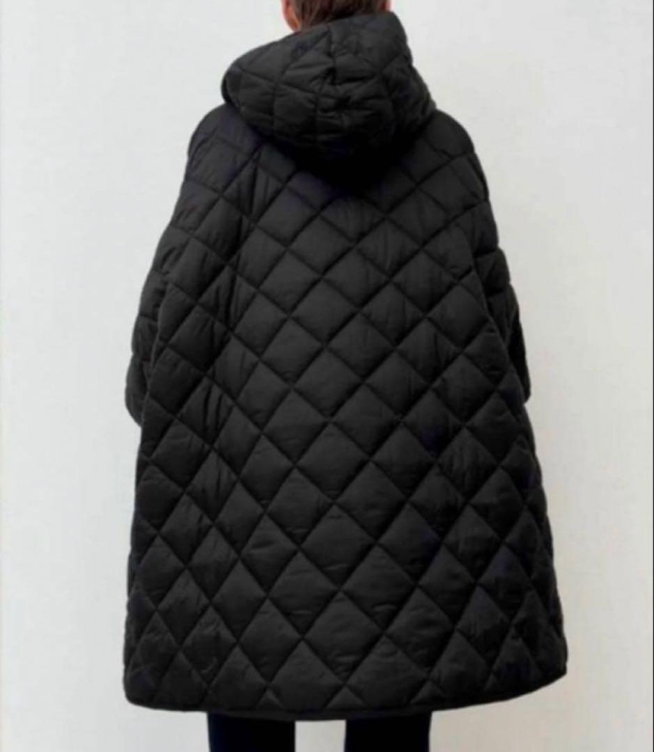 ZARA LIMITED EDITION オーバーサイズキルティングポンチョ撥水