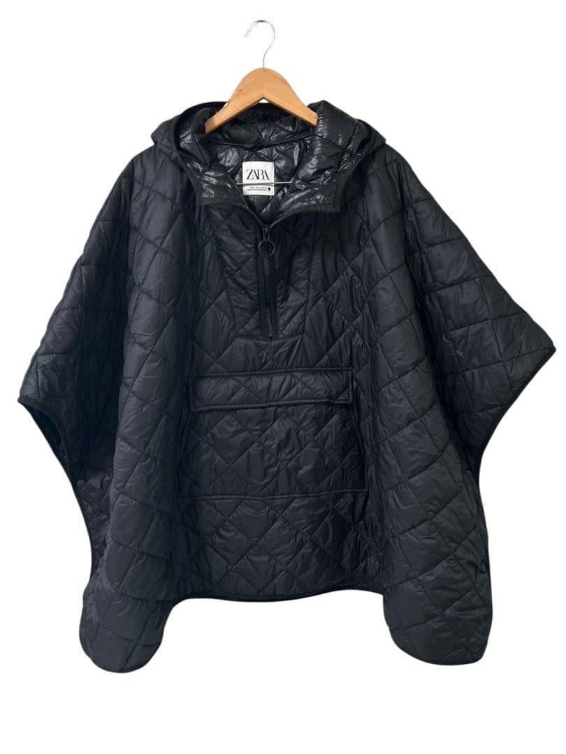 ZARA LIMITED EDITION オーバーサイズキルティングポンチョ撥水