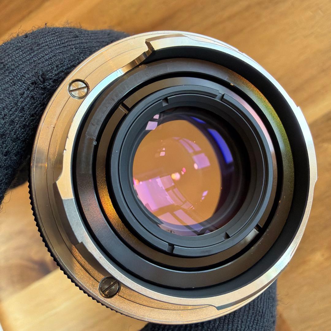 Voigtlander 50mm f1.5 II SC ニッケルメッキ仕上げ