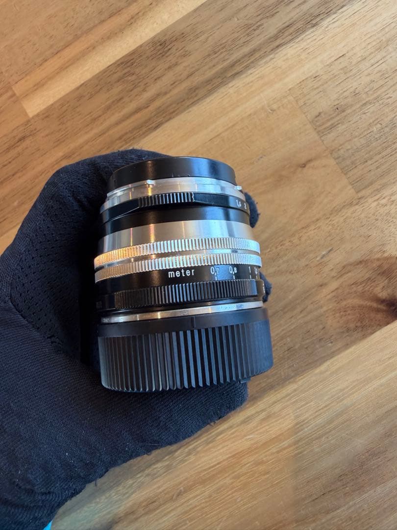 Voigtlander 50mm f1.5 II SC ニッケルメッキ仕上げ