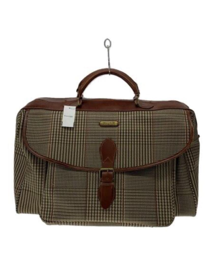 極美品 ラルフローレン 千鳥柄チェック柄 ボストンバッグ