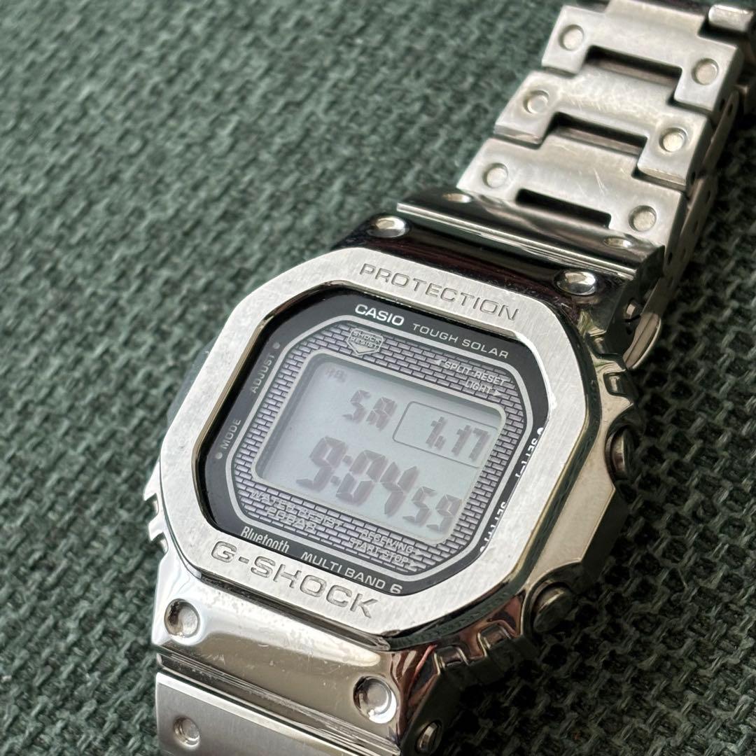 G-SHOCK GMW-B5000 1JF フルメタル シルバー 箱なし