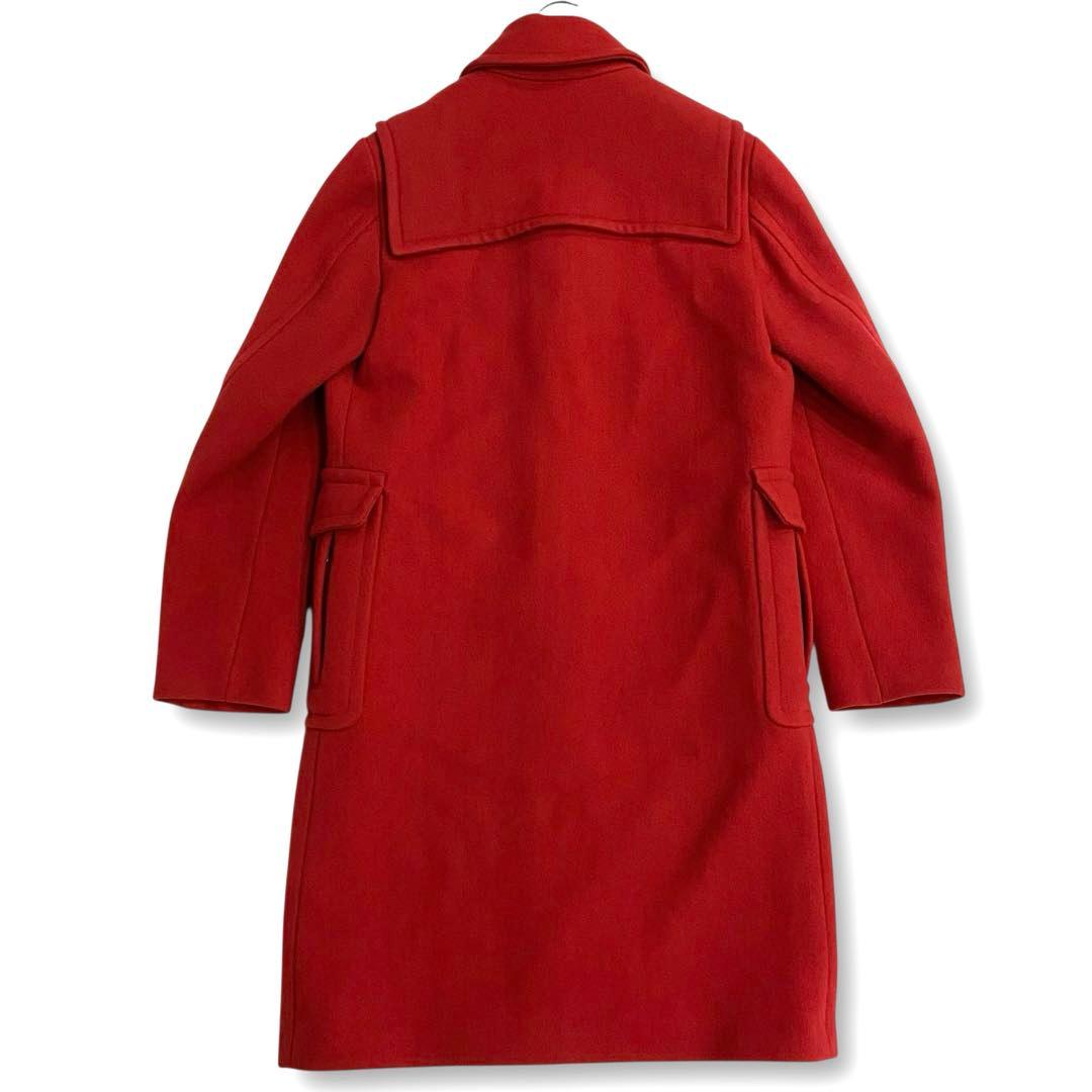 15-16AW★ミケーレ期★グッチ ダッフルコート 赤 メンズ 48 イタリア製