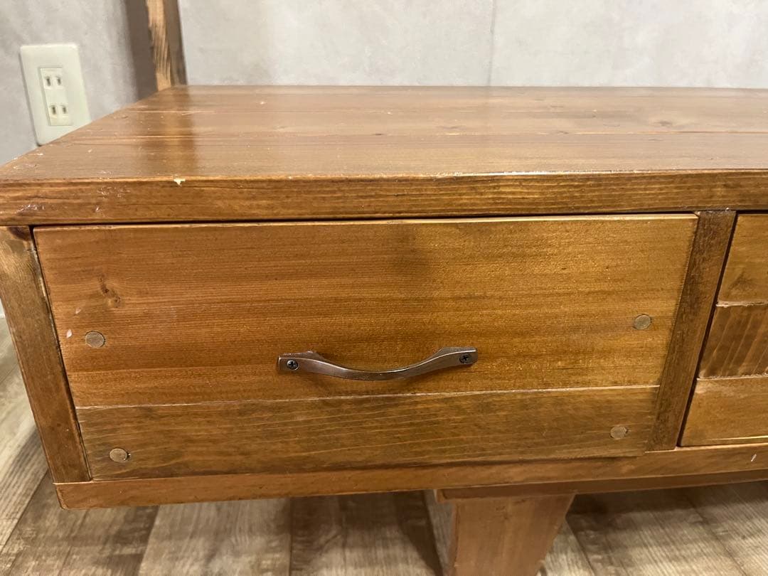 ※購入希望の方がいます 木製テレビ台 引き出し付き シンプルデザイン