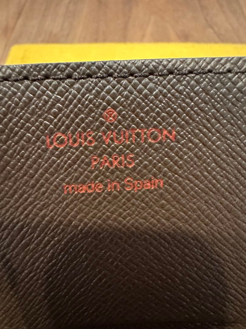 【未使用】ルイ ヴィトン ダミエ アンヴェロップ・カルト ドゥ ヴィジット