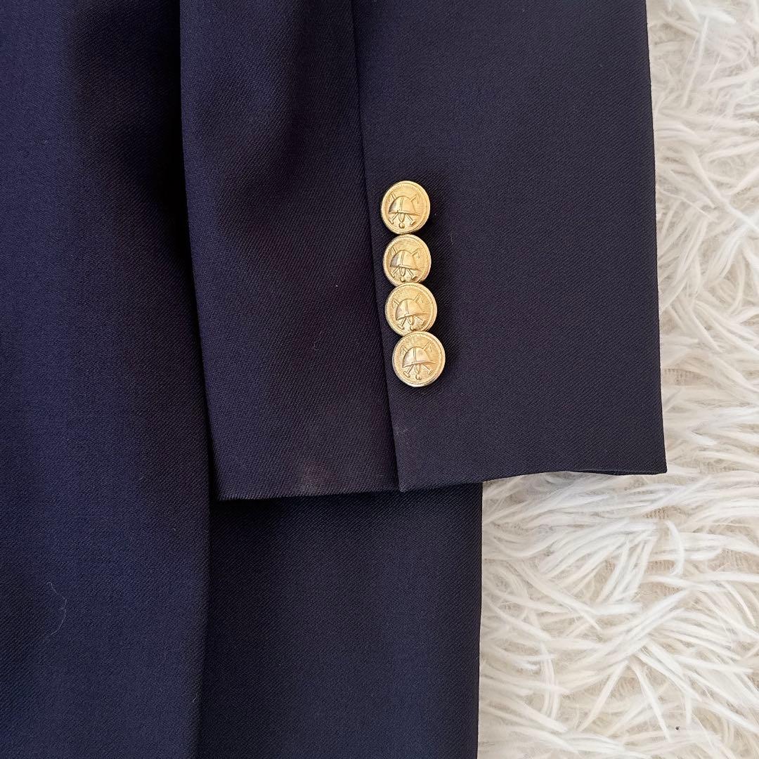 保管用カバー付✨大きいサイズ ポロバイラルフローレン 紺ブレ ダブル 金ボタン