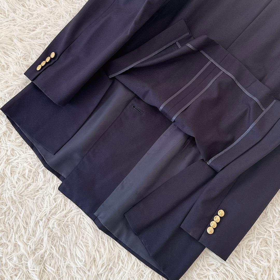 保管用カバー付✨大きいサイズ ポロバイラルフローレン 紺ブレ ダブル 金ボタン