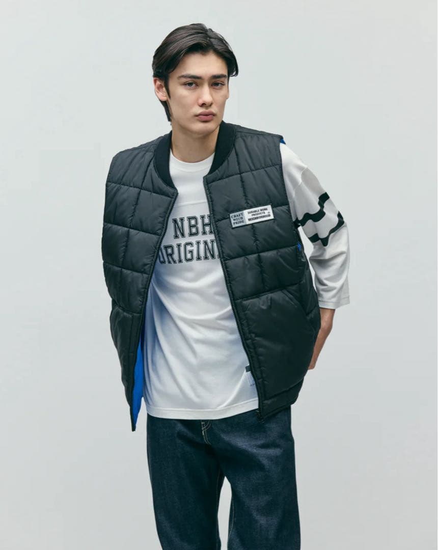 【即完売】NEIGHBORHOOD REVERSIBLE PADDED VEST