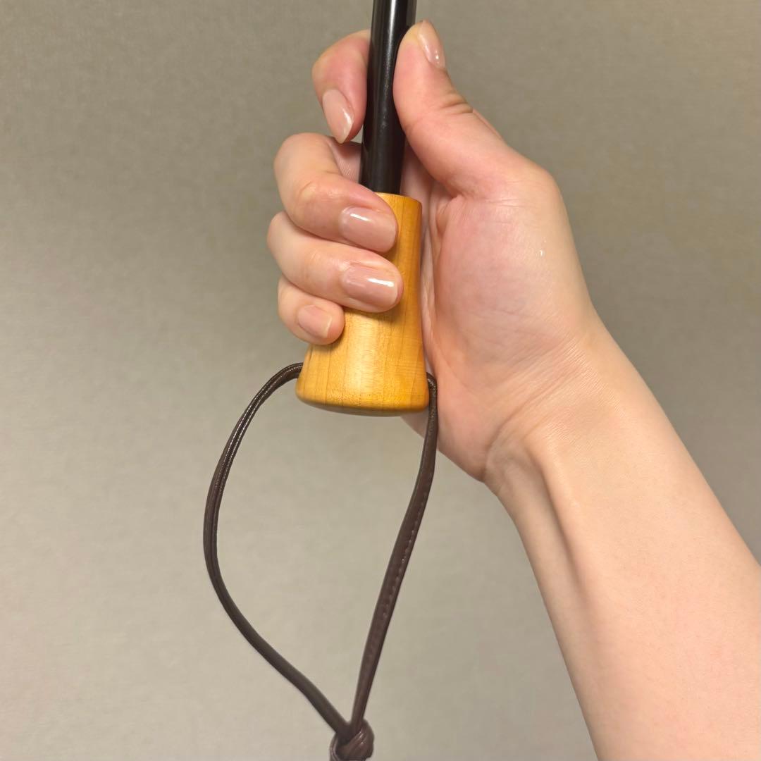 専用【美品・定価14,630円】サンバリア100 日傘 2段折 ブルー