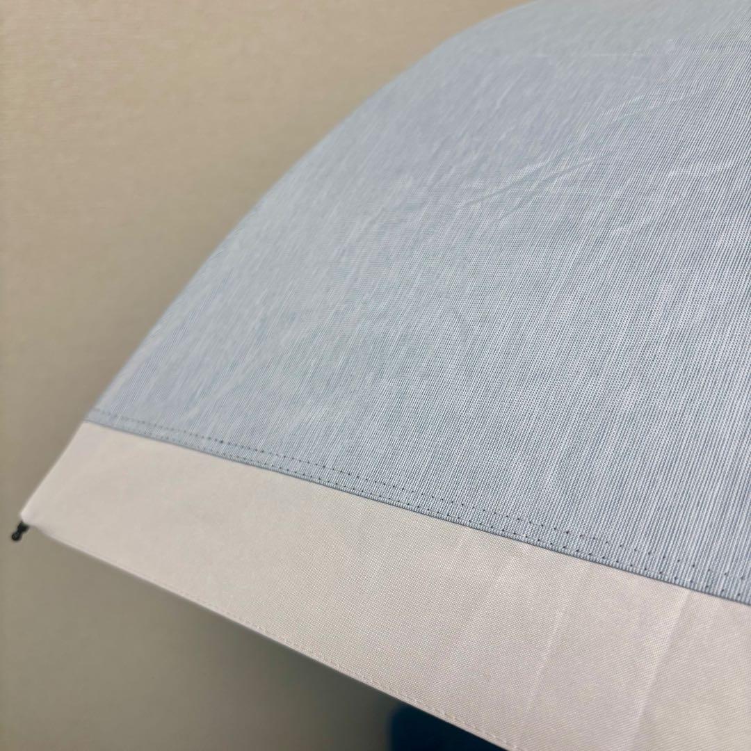 専用【美品・定価14,630円】サンバリア100 日傘 2段折 ブルー