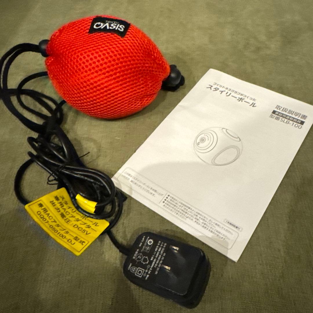 東急スポーツオアシス OASIS スタイリーボール SLB-100 赤 レッド