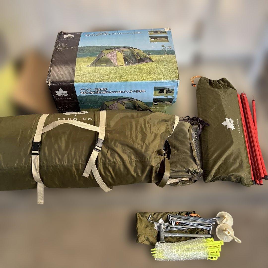 ロゴス プレミアムパネルグレードドゥーブルXL-Nキャンプテント テントシート付