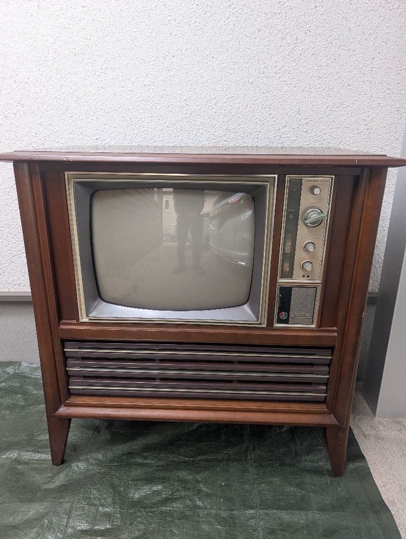 値段交渉可 送料込 昭和レトロ ブラウン管 テレビ 三菱 ヴィンテージ