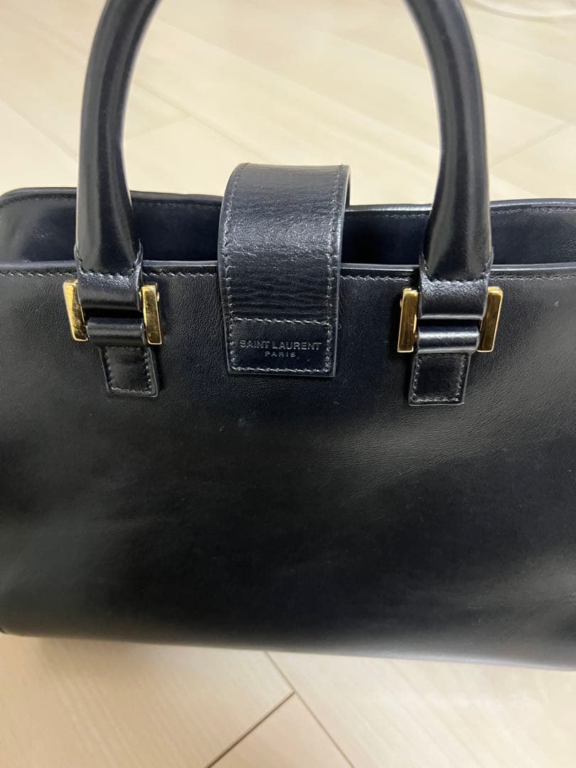 MomoCoco様SAINT LAURENT ブラックレザー ベイビーカバス