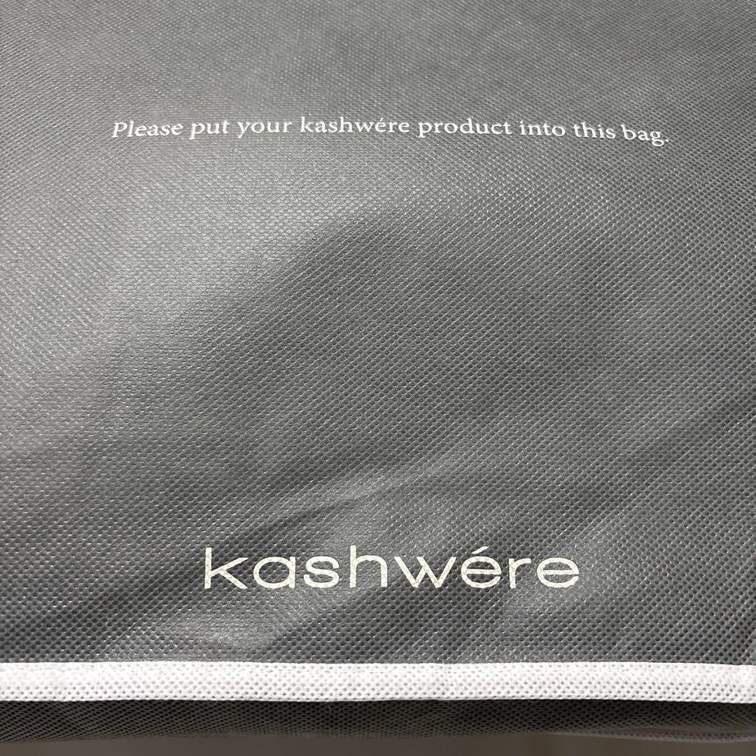 kashwére カシウエア　グレー 大判ブランケット