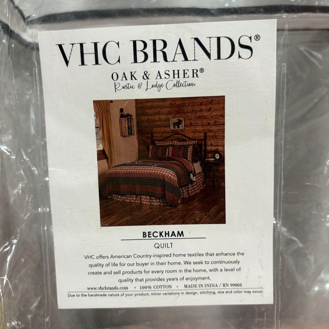 VHCブランド　ベッドカバー　寝具　掛け布団　マルチカバー　鍋敷き　カントリー