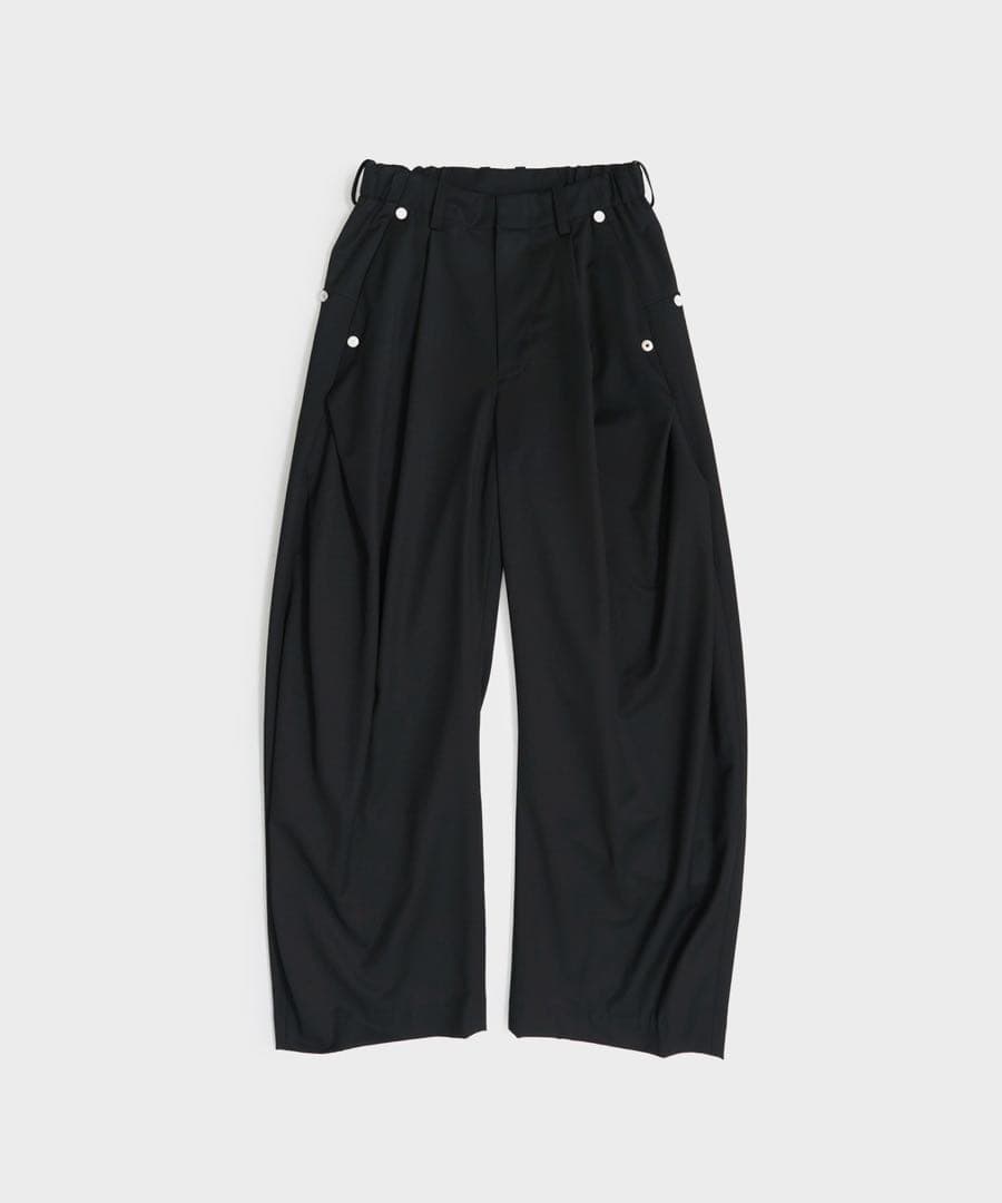 t*.様 【CONZ/コンズ】カーブレッグトラウザー ブラック サイズ2未使用級