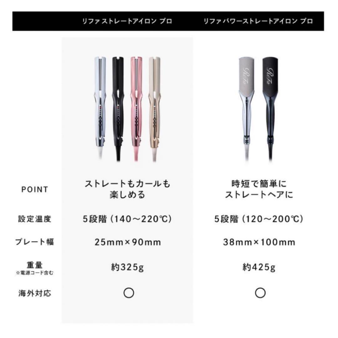 ReFa STRAIGHT PRO IRON リファ ストレートアイロンプロ