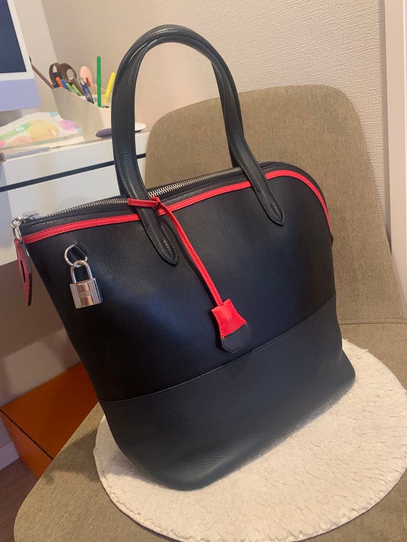 エルメス HERMES バッグ トランザット シルバー金具 D刻印　最終価格