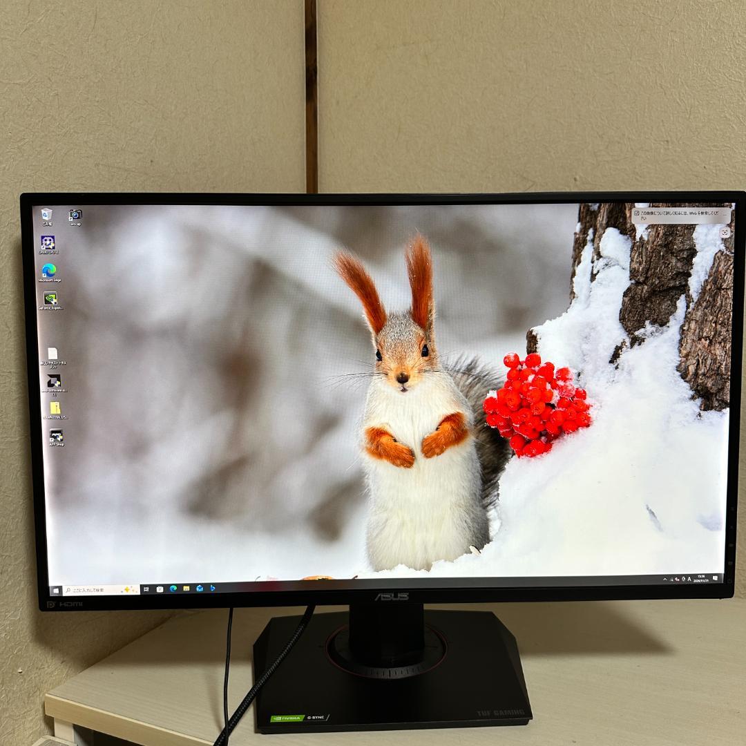 ASUS 165Hz WQHD 27インチ ゲーミングモニター