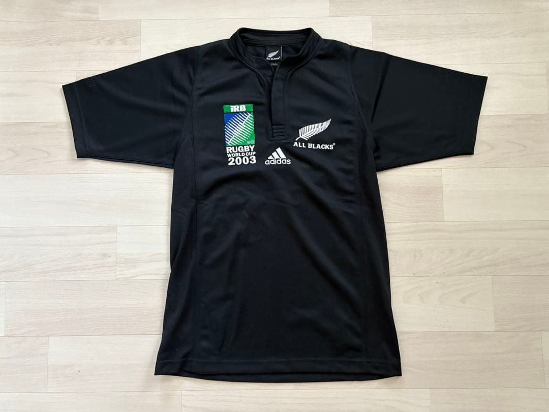 オールブラックス　RWC2003モデル　Mサイズ　ラグビージャージ