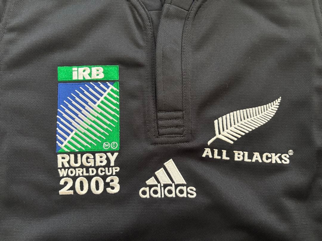 オールブラックス　RWC2003モデル　Mサイズ　ラグビージャージ