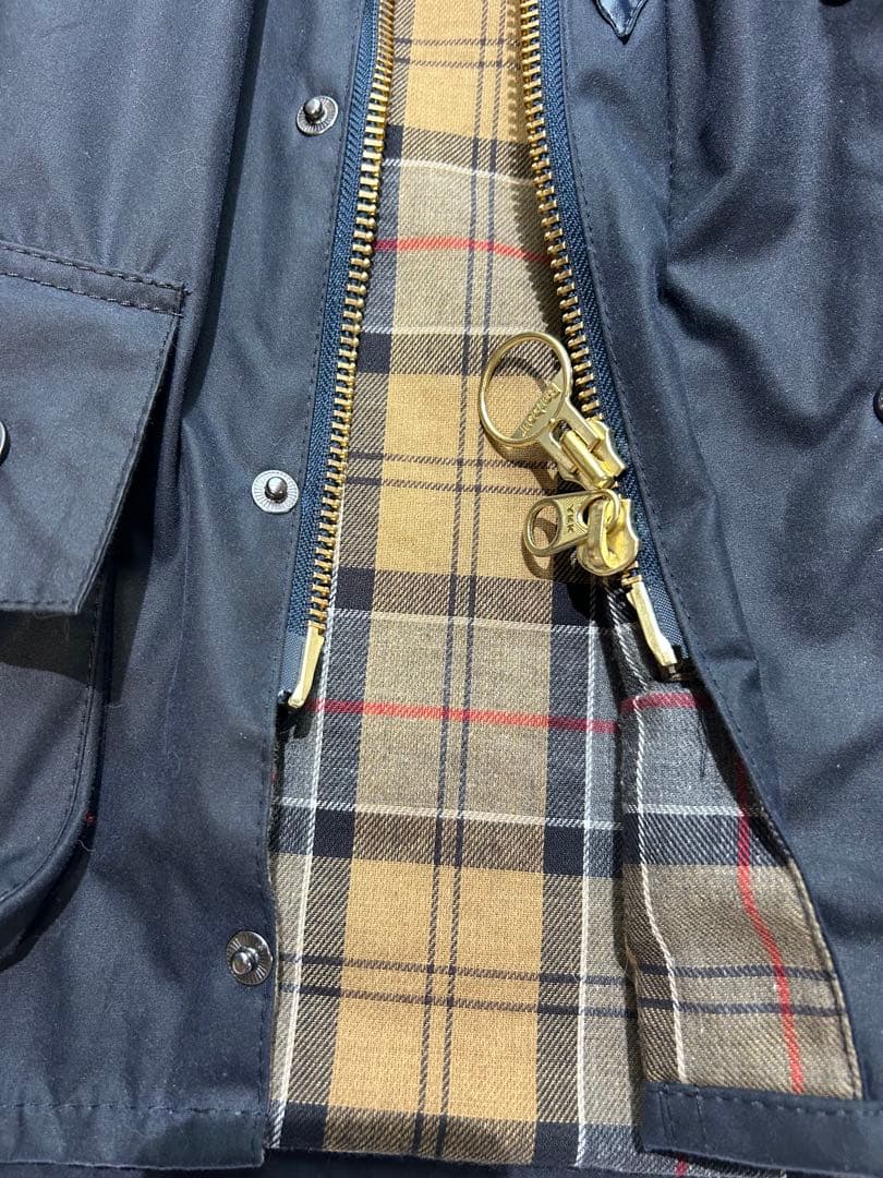 極美品　バブアー　ビューフォート　34 ネイビー　BarbourBEAUFORT