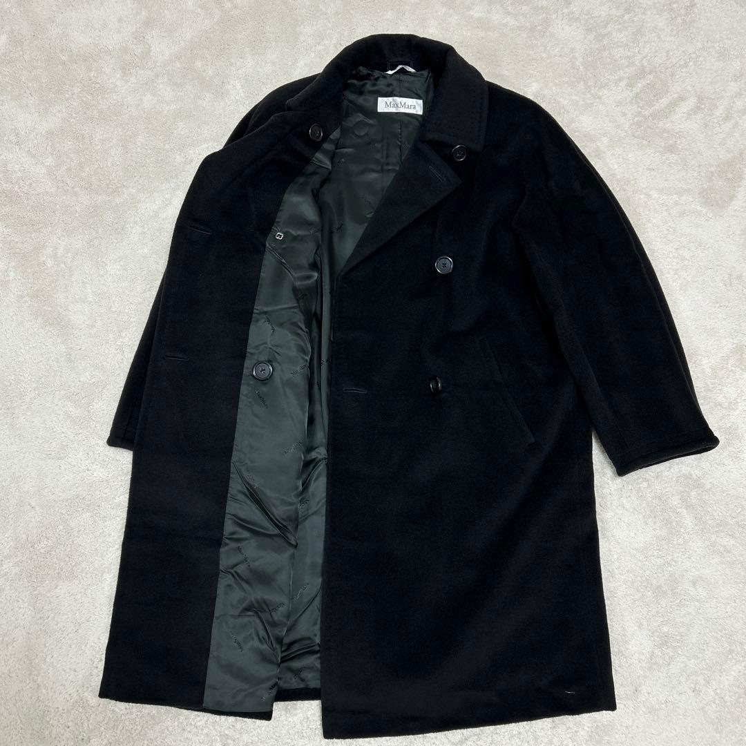 ♦︎新品同様♦︎MaxMara♦︎マックスマーラ♦︎ブラック♦︎カシミヤ♦︎ピーコート♦︎13