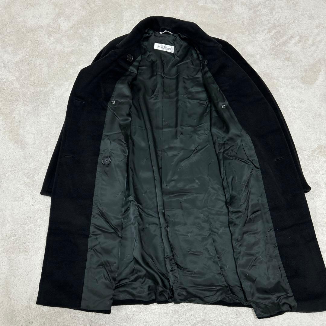 ♦︎新品同様♦︎MaxMara♦︎マックスマーラ♦︎ブラック♦︎カシミヤ♦︎ピーコート♦︎13