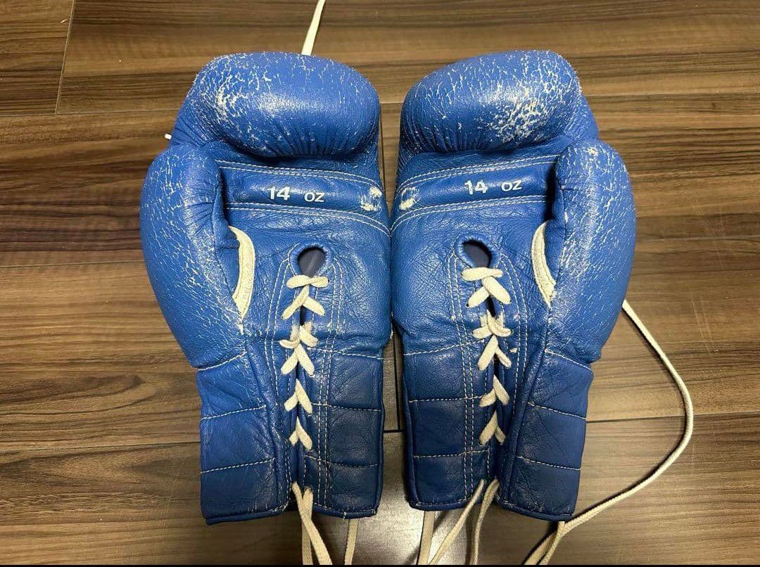 ウイニングソフトボクシンググローブ 14 oz 青
