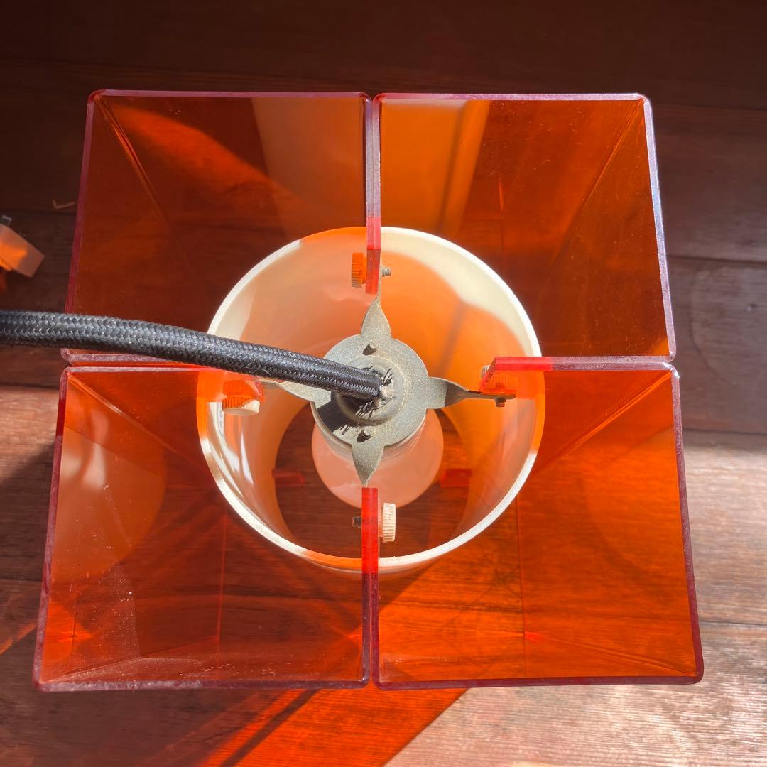 【昭和レトロ】ペンダントライト 照明 レトロポップ ミッドセンチュリー '70s