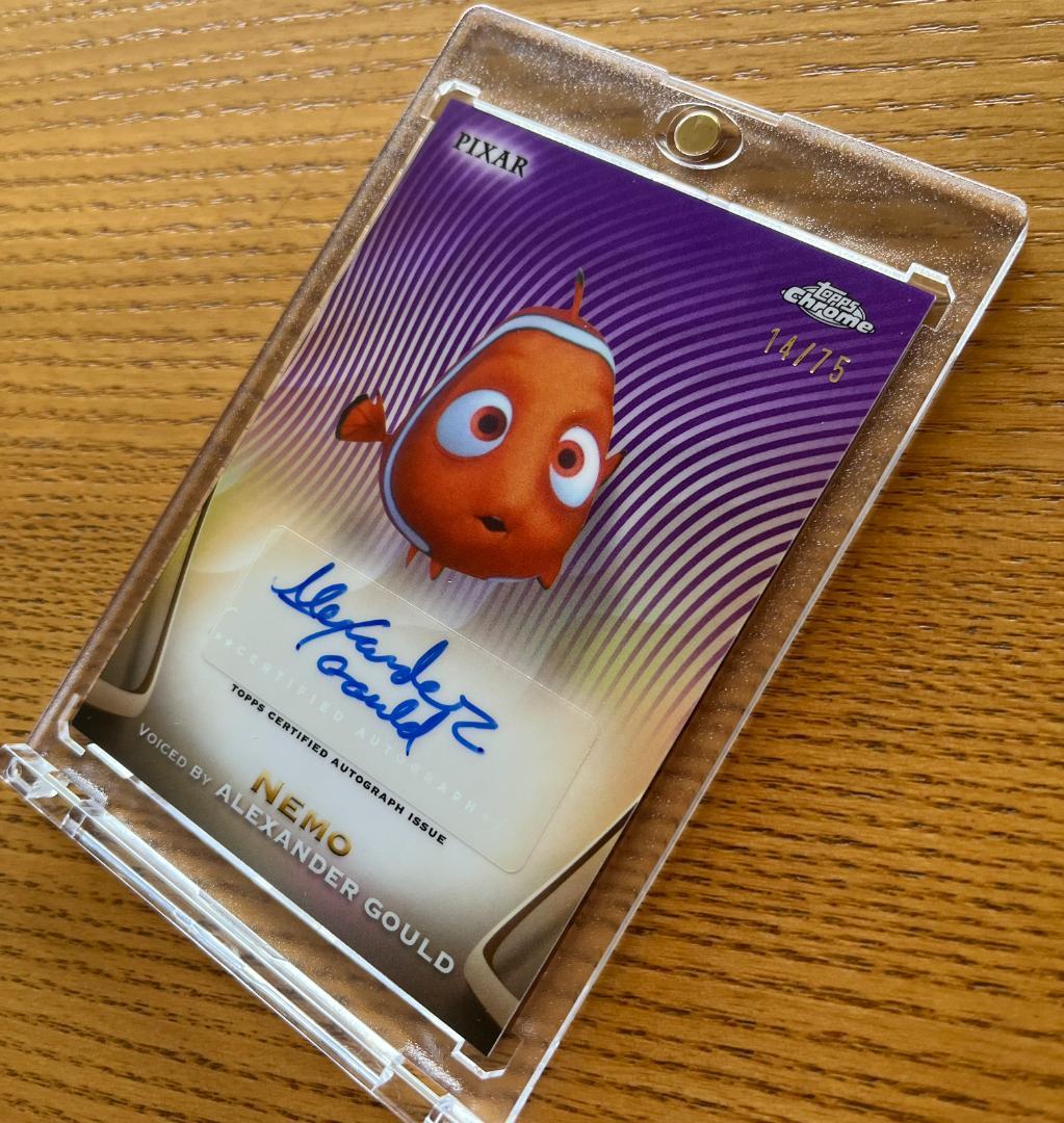 その他 2025 Topps Disney Chrome Nemo Auto /75