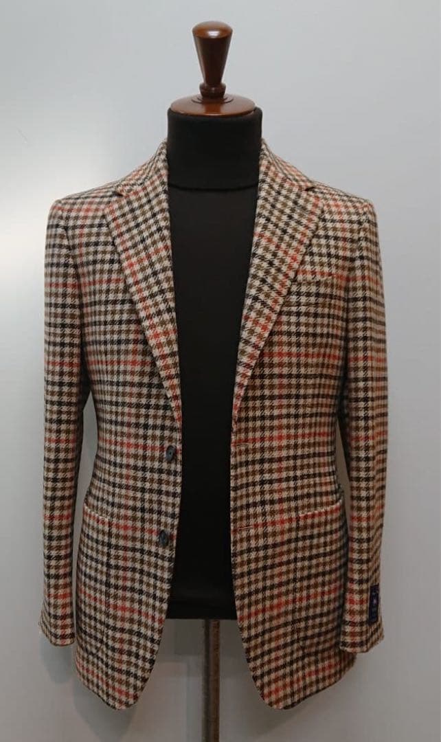 BEAMS F / MOON ガンクラブチェック+ペーン ジャケット