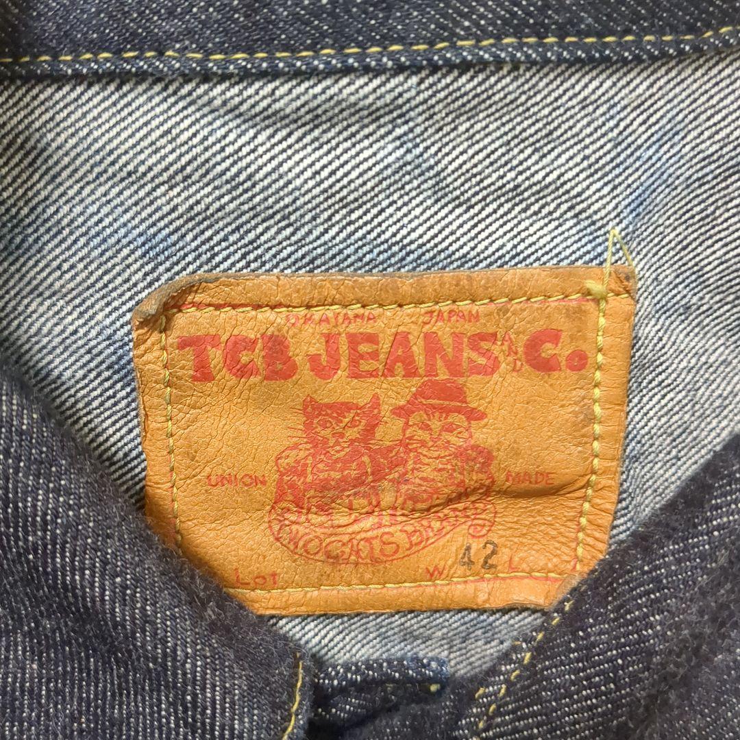 TCBジーンズ S40's デニムジャケット サイズ42 赤タブ