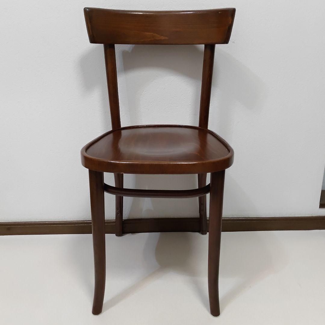 ② フランス アンティーク レストラン ウッドチェア 曲げ木 ベントウッドチェア