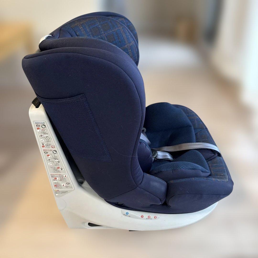 【希少】西松屋 チャイルドシート 回転式 アイターン fix ロングISOFIX