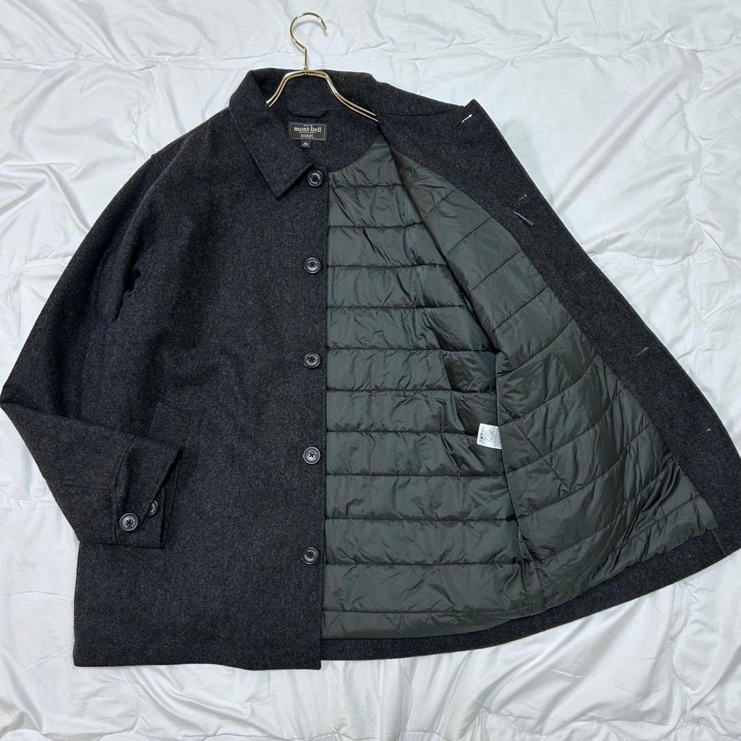 美品 mont-bell モンベル ウール トラベルコート 2101105 XL