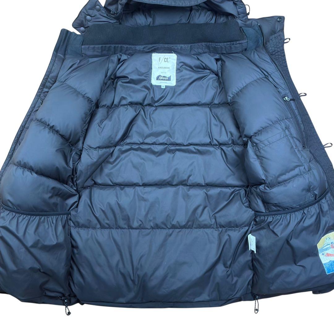 F/CE. × NANGA N-3B ダウン ジャケット ブルゾン ブラック M